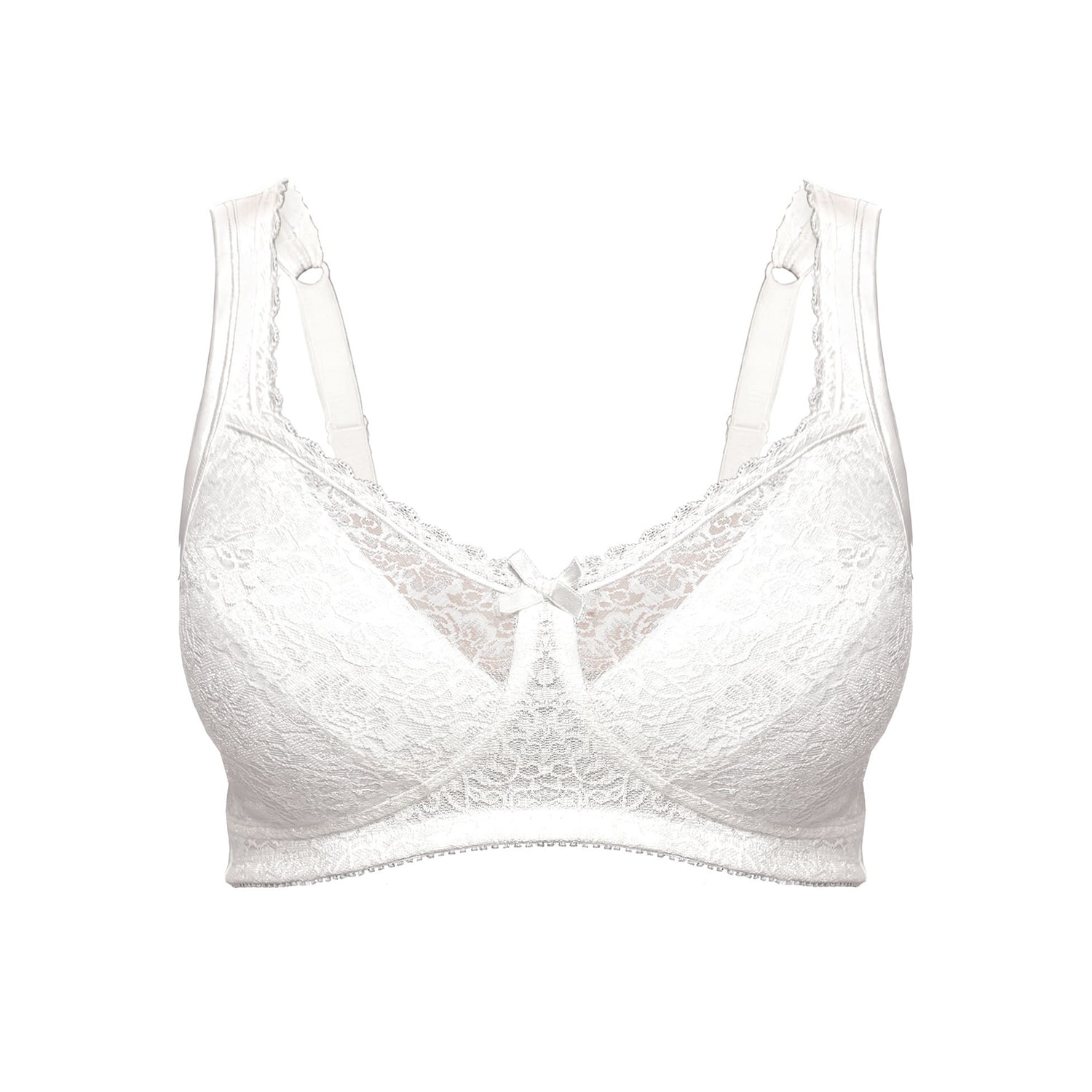 : Exquisite Form Full Coverage Wireless Comfort Lace Bra 5100575