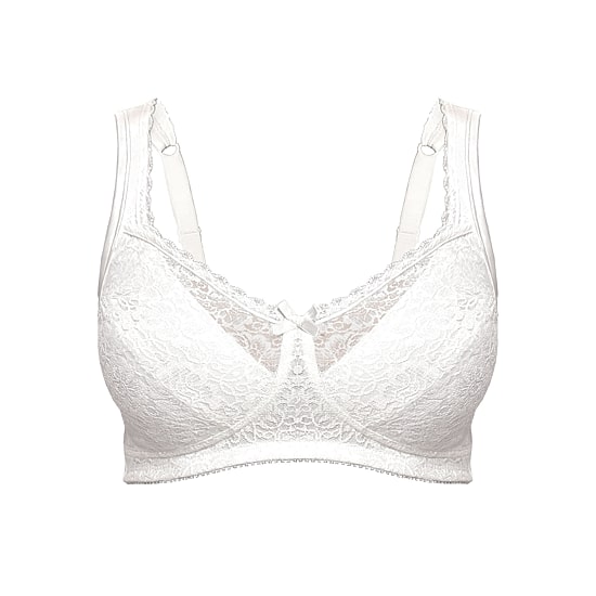 : Exquisite Form Full Coverage Wireless Comfort Lace Bra 5100575