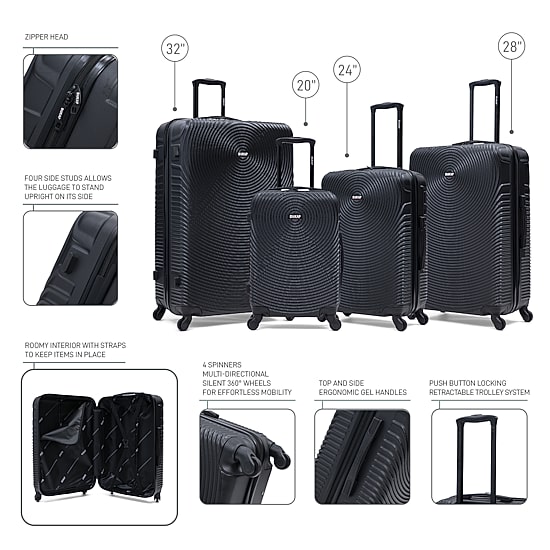 Dukap Inception 4-pc. Hardside Luggage Set