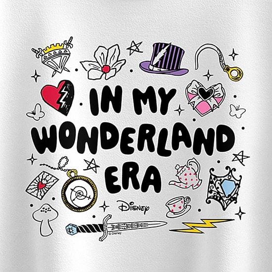 Disney Collection Wicked Wonderland In My Wonderland Era Big Kid Girls Crew Neck Short Sleeve Boxy Fit Descendants Graphic T-Shirt