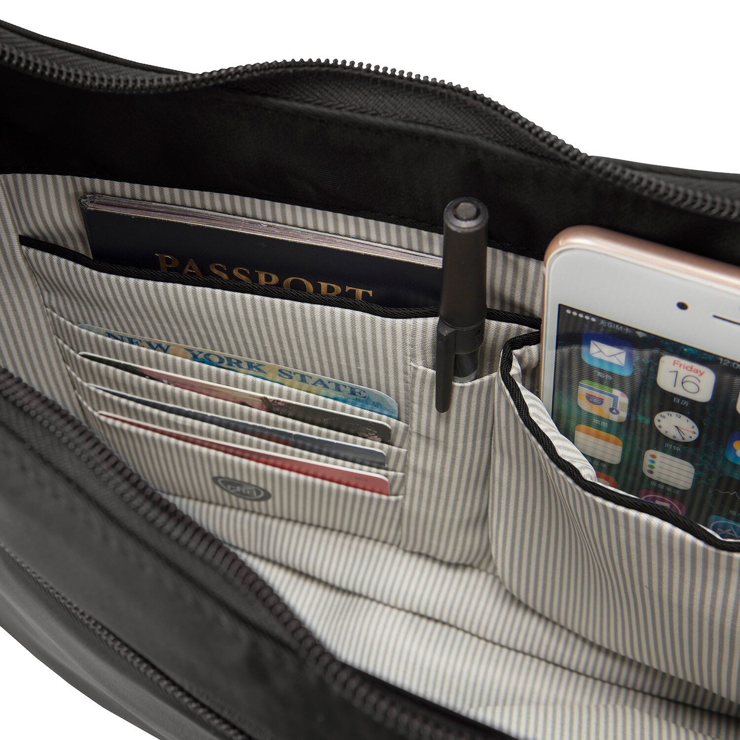 Travelon Anti-Theft Tailored Hobo Bag