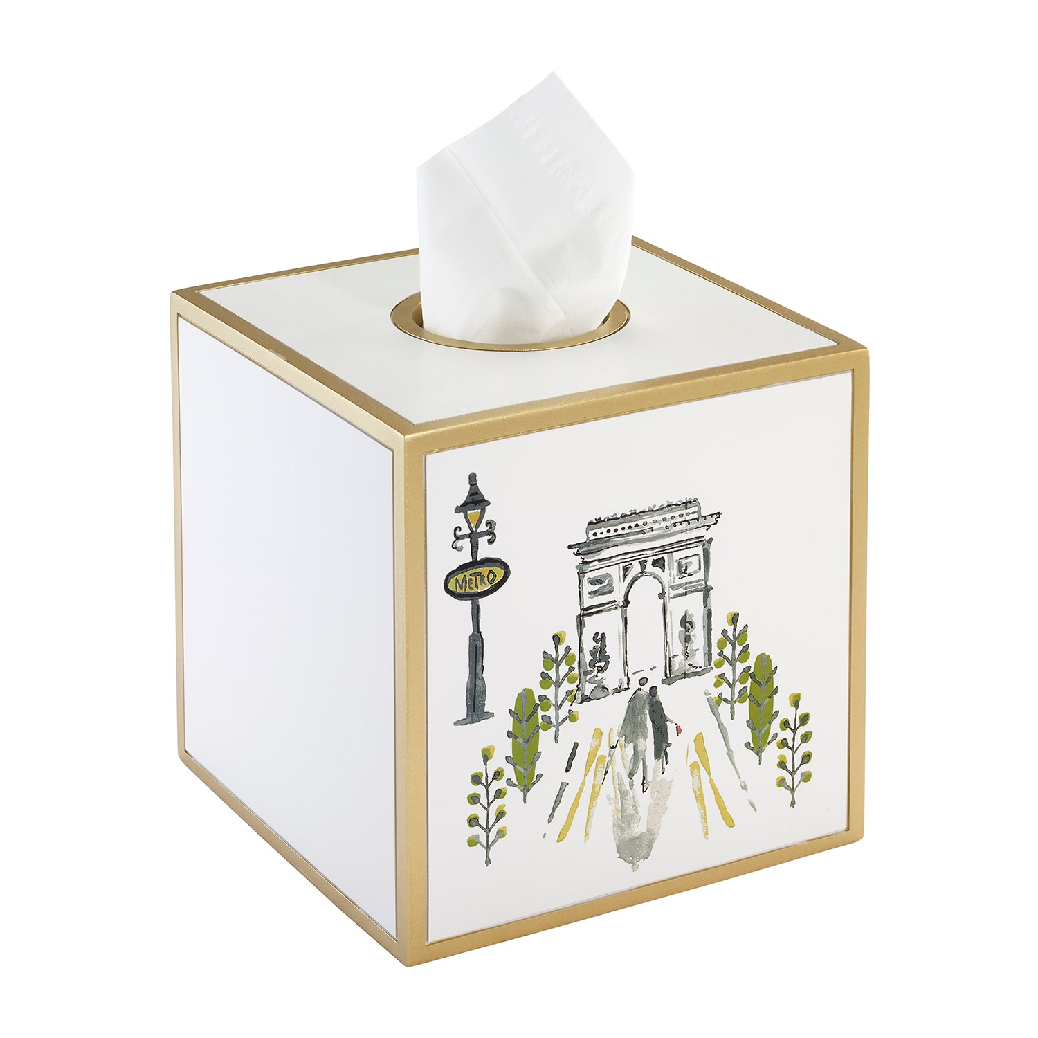 Nicole Miller City Girl Tissue Box Cover