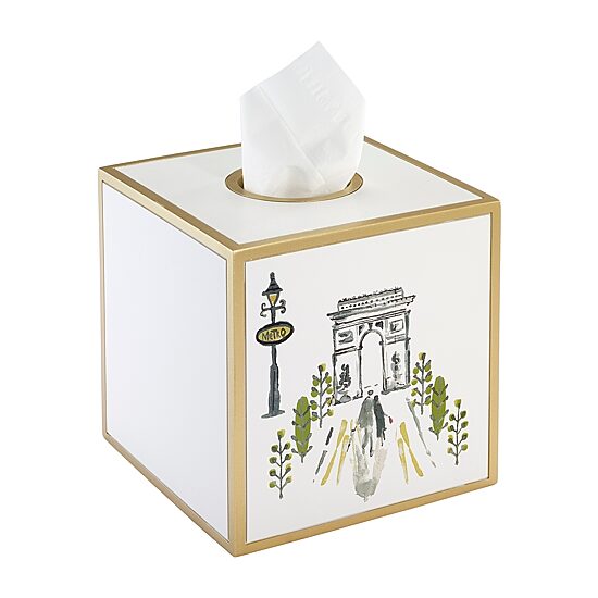 Nicole Miller City Girl Tissue Box Cover