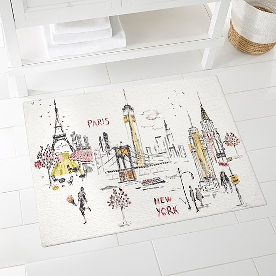Nicole Miller City Girl Bath Rug