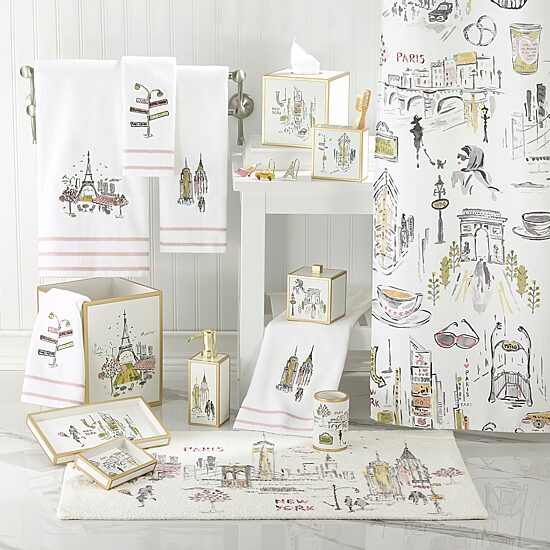 Nicole Miller City Girl Tissue Box Cover