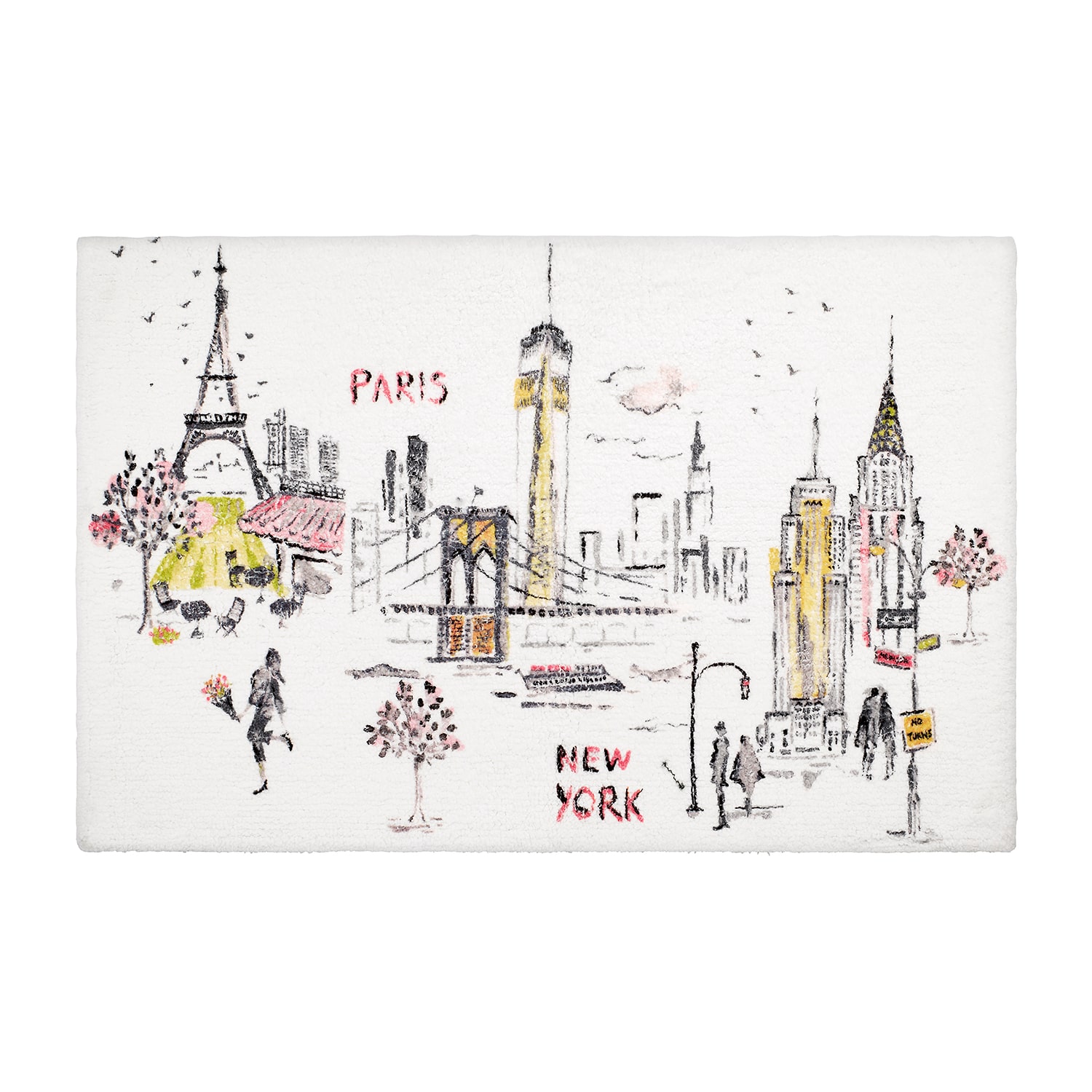 Nicole Miller City Girl Bath Rug