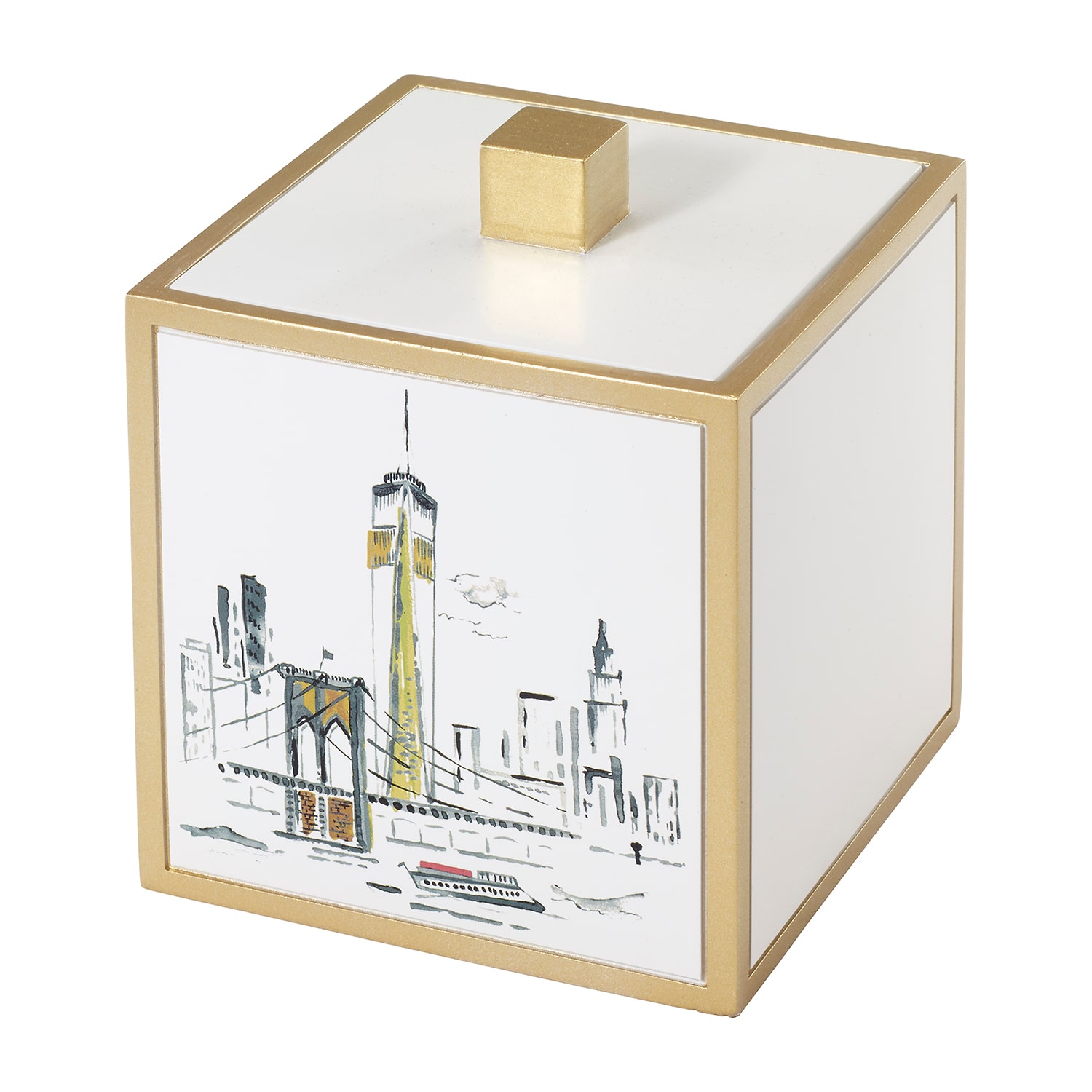 Nicole Miller City Girl Bathroom Canister