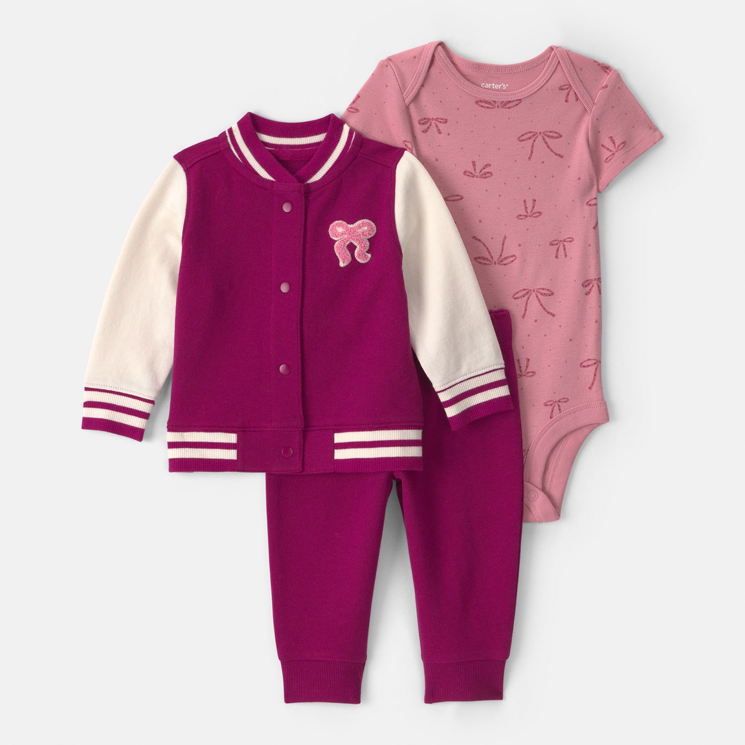 Carter's Baby Girls 3-pc. Pant Set