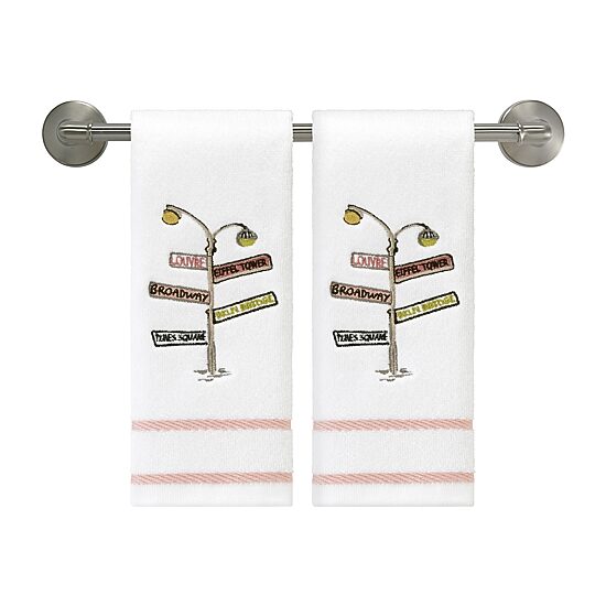 Nicole Miller City Girl 2-pc. Fingertip Towel