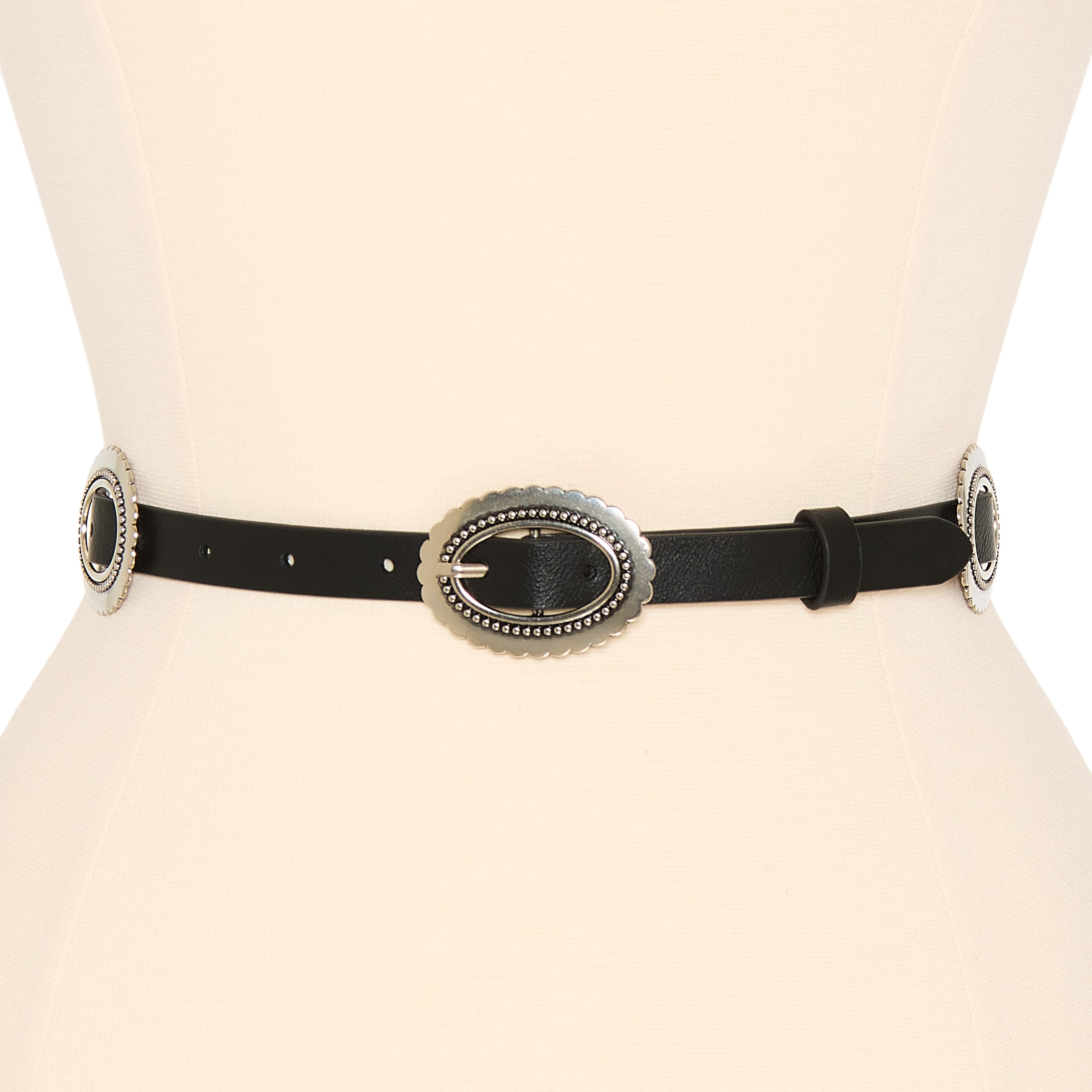 Arizona 17mm Oval Concho Womens Belt