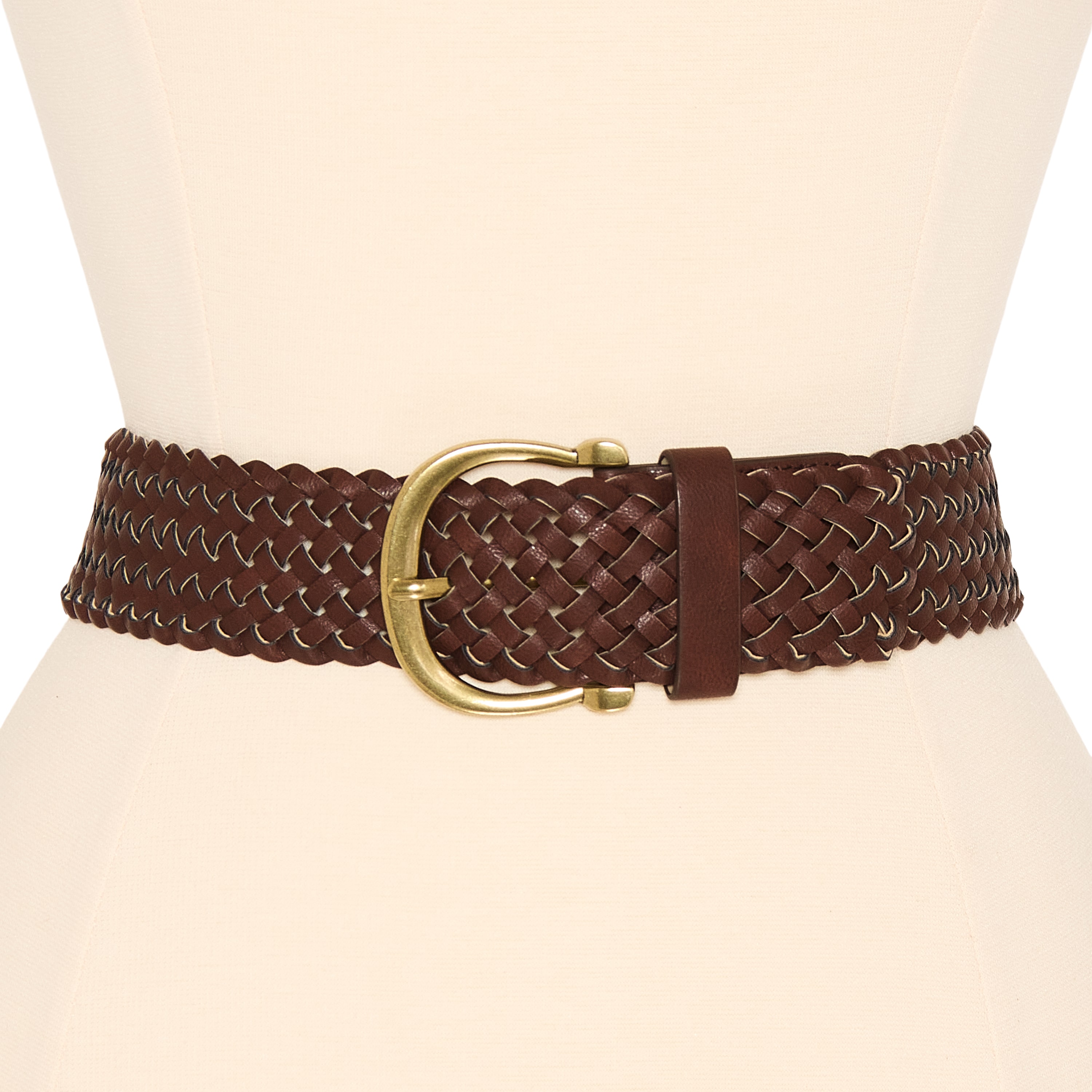 A.N.A 50mm Harness Braid Womens Belt
