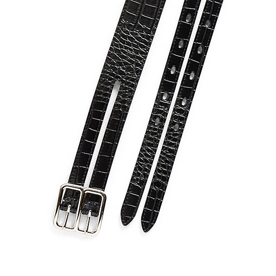 JS Jessica Simpson 2.25" Faux Double Belt Womens Belt