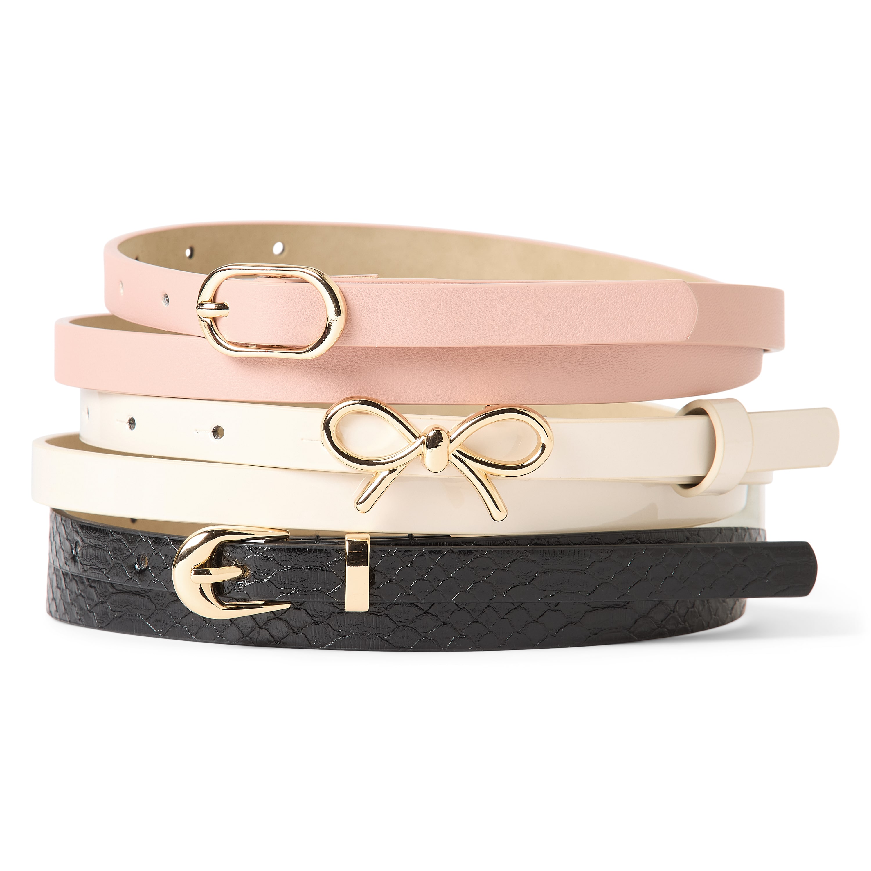 Liz Claiborne 3 Pack 13 Mm Trouser 3-pc. Womens Belt