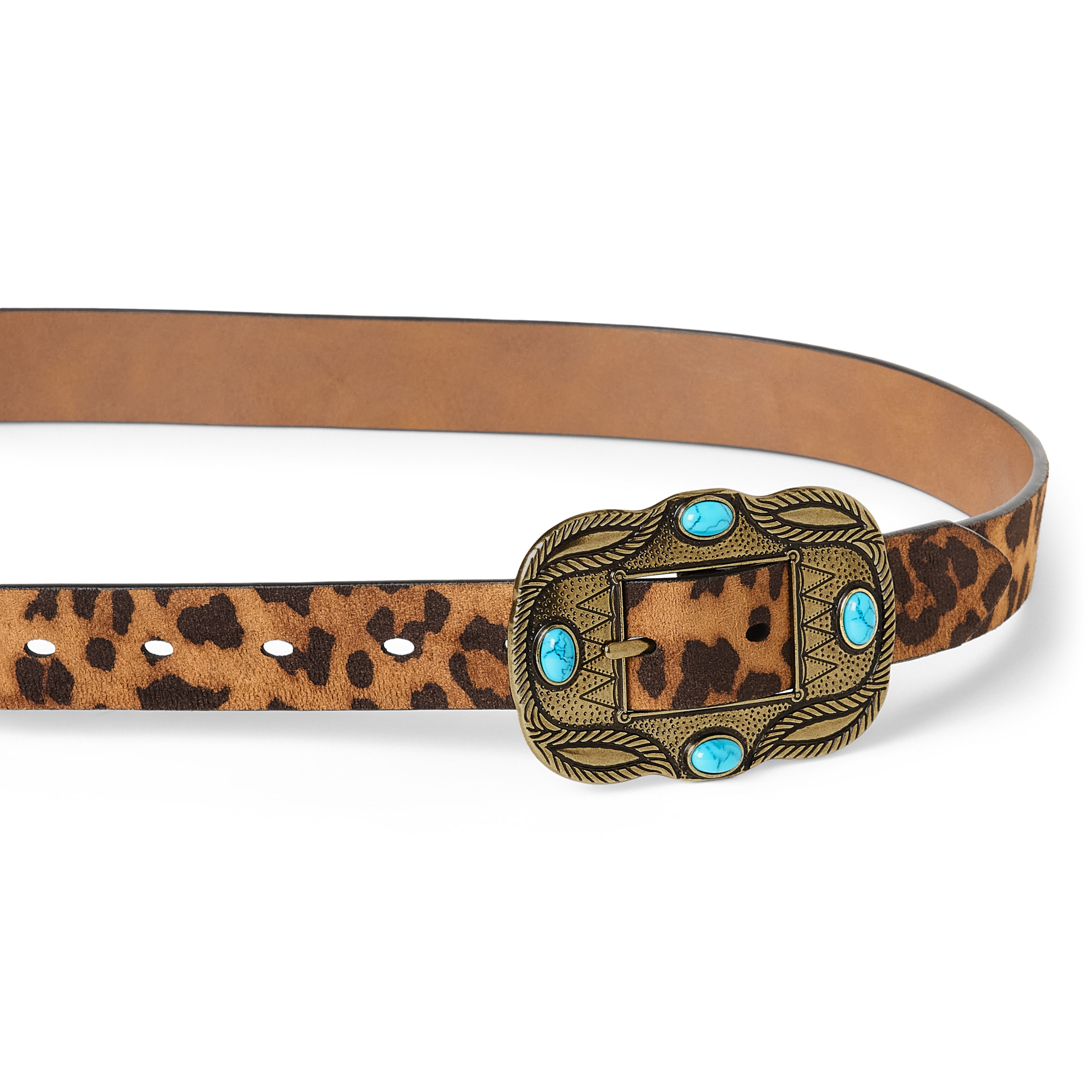 JS Jessica Simpson 1" Stone Reversible Womens Belt