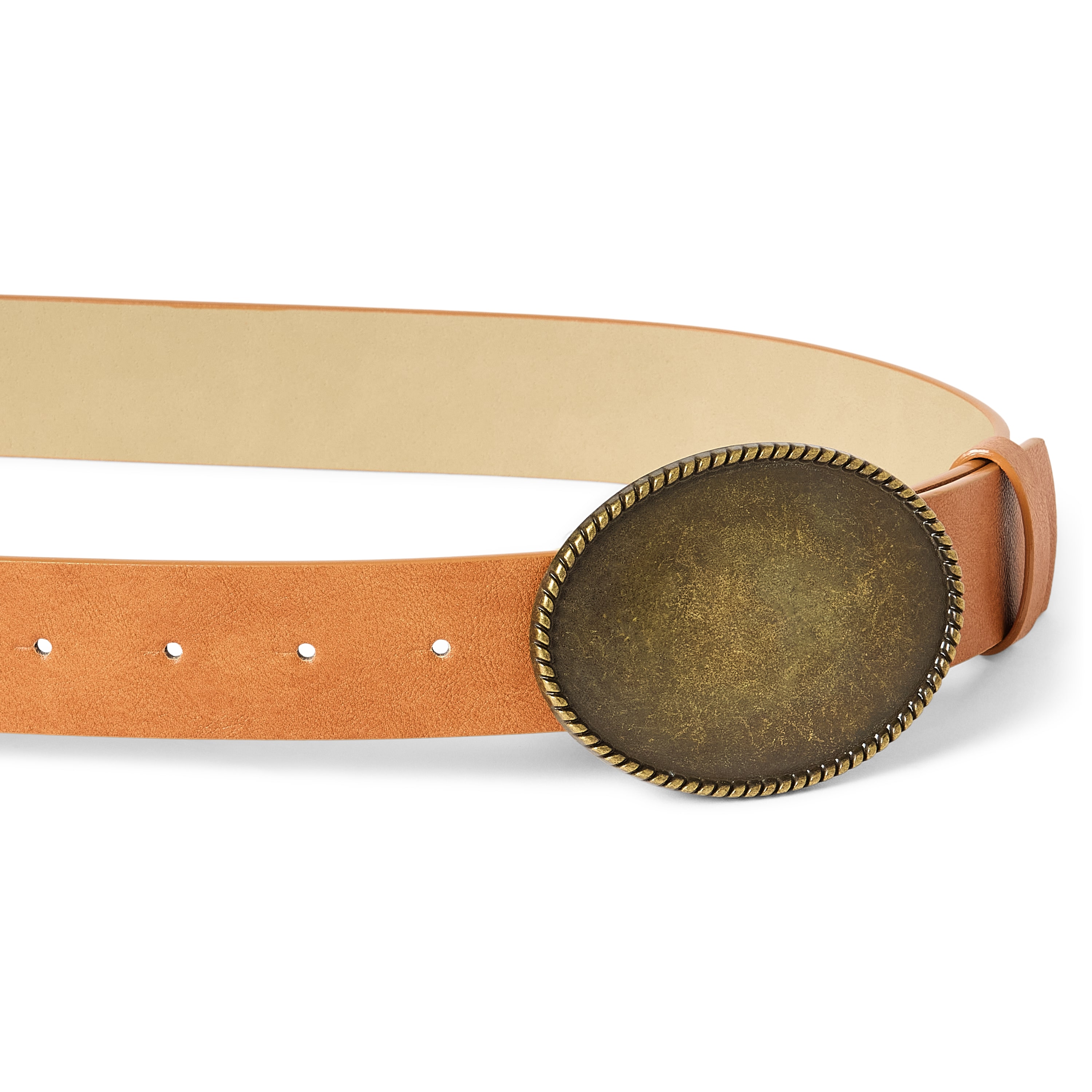 A.N.A 35mm Oval Plaque Womens Belt