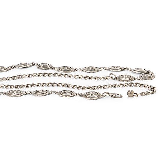 Arizona 20mm Oval Concho Chain Womens Belt, Color: Nickel - JCPenney