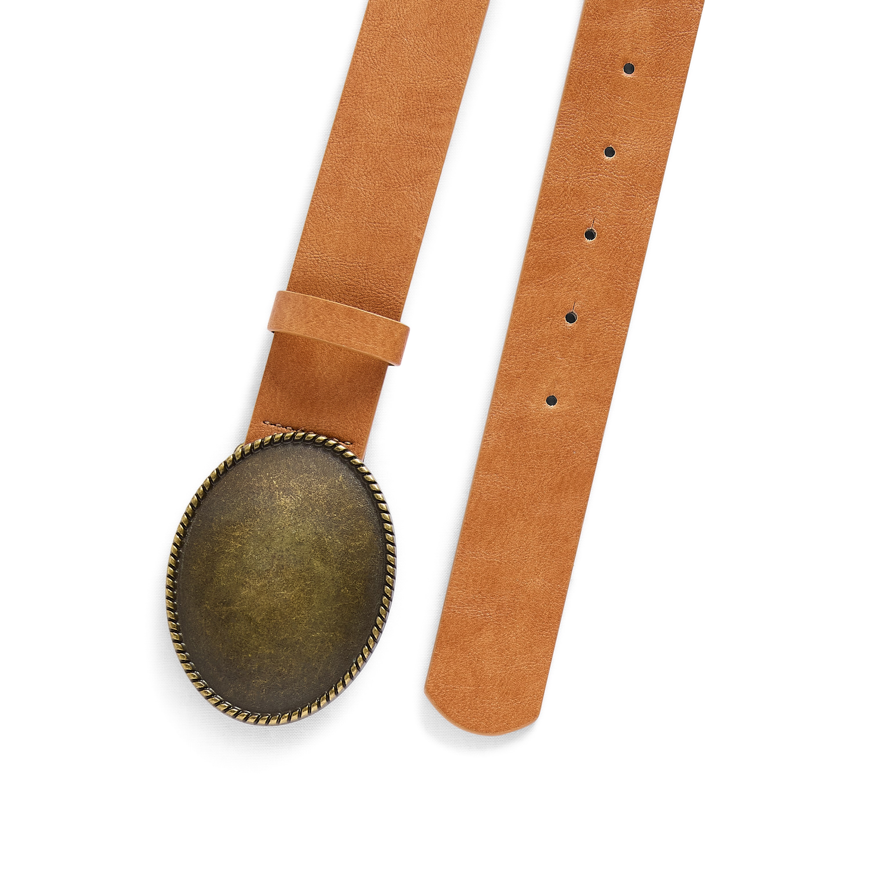 A.N.A 35mm Oval Plaque Womens Belt