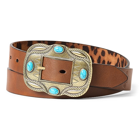 JS Jessica Simpson 1" Stone Reversible Womens Belt