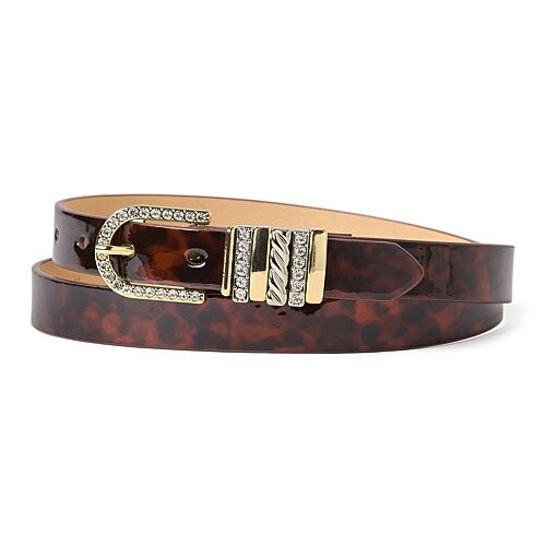 Js Jessica Simpson Multi Loop Womens Belt In Black