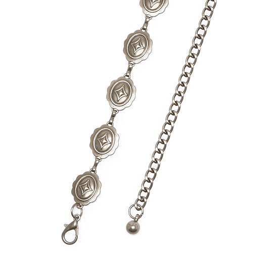 Arizona 20mm Oval Concho Chain Womens Belt