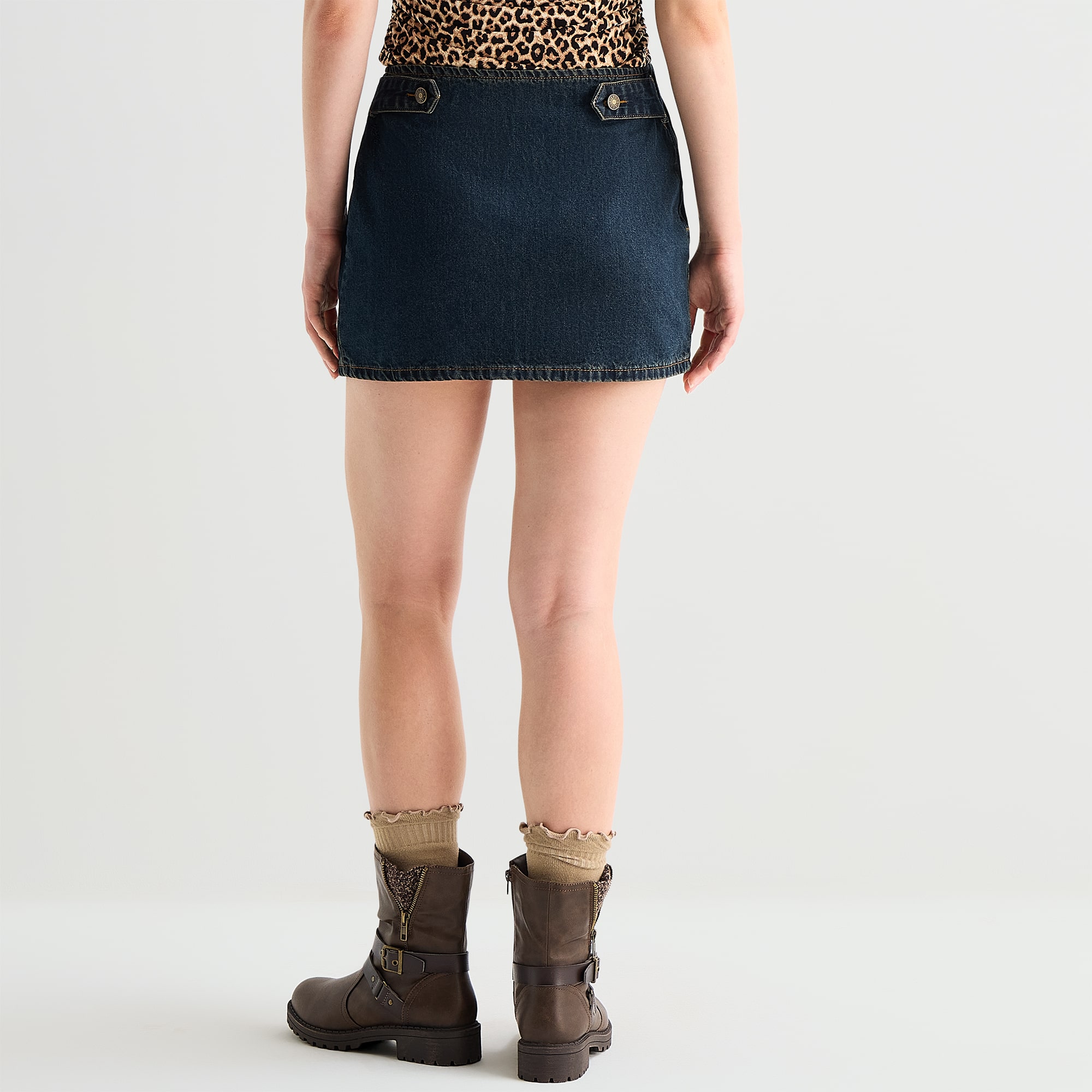 Forever 21 Womens Juniors Mini Denim Skirt