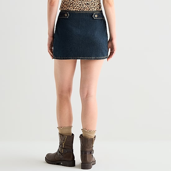 Forever 21 Womens Juniors Mini Denim Skirt