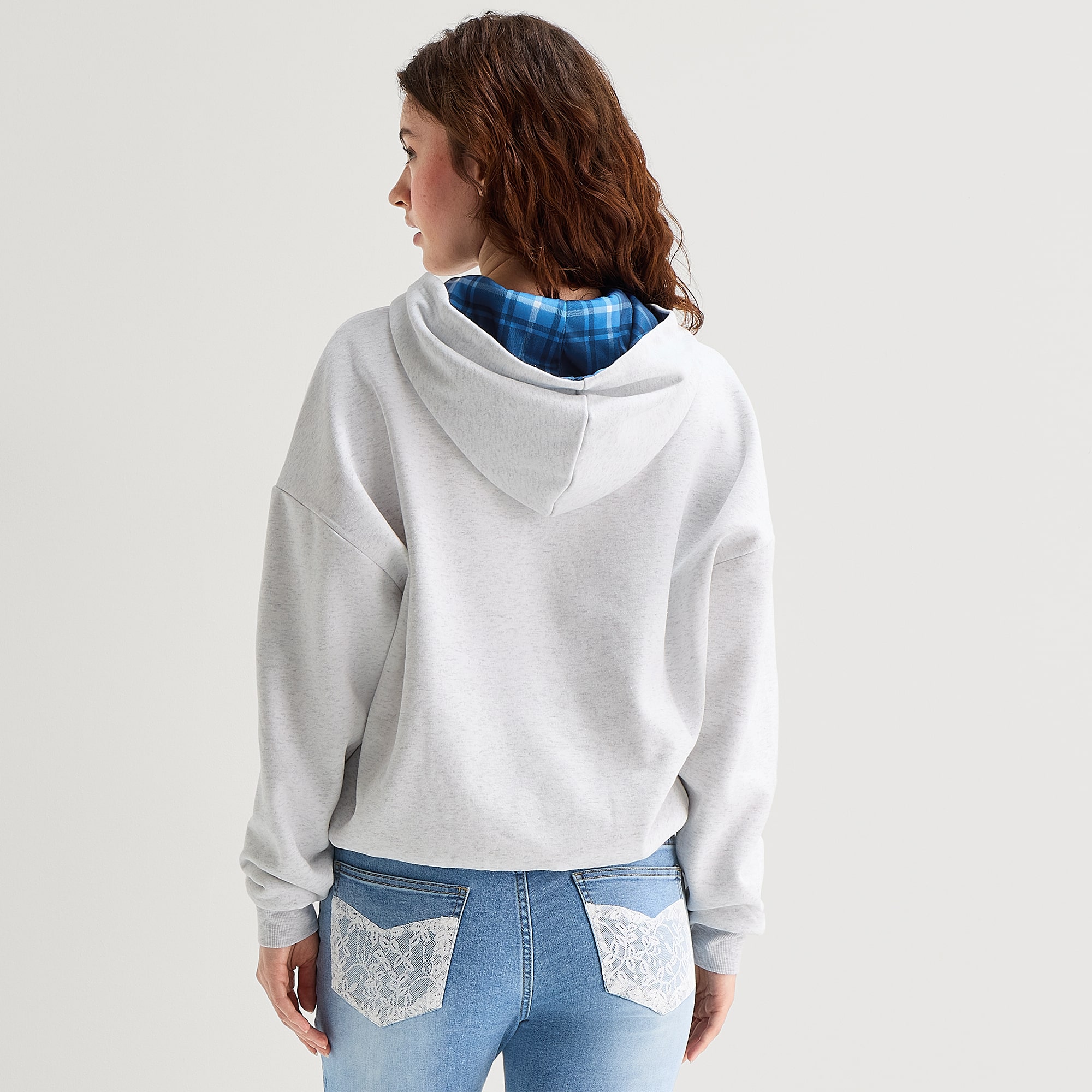 Forever 21 Womens Juniors Long Sleeve Fleece Hoodie