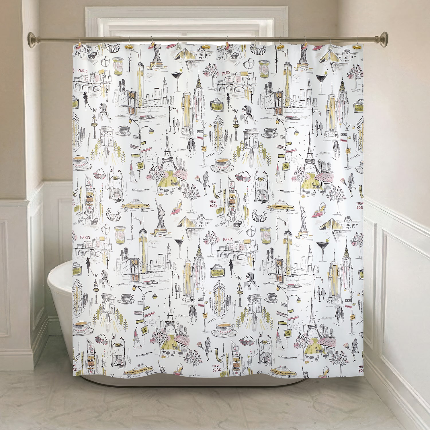 Nicole Miller City Girl Shower Curtain