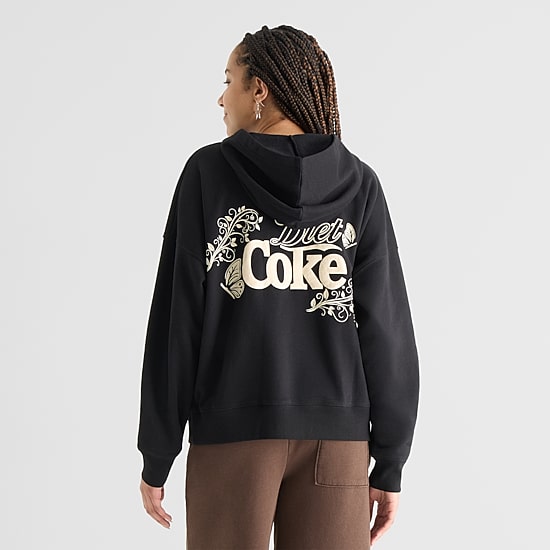 Grayson Threads, The Label Diet Coke Hoodie Womens Juniors Long Sleeve Hoodie