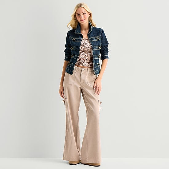 Forever 21 Womens Juniors Denim Midweight Jacket