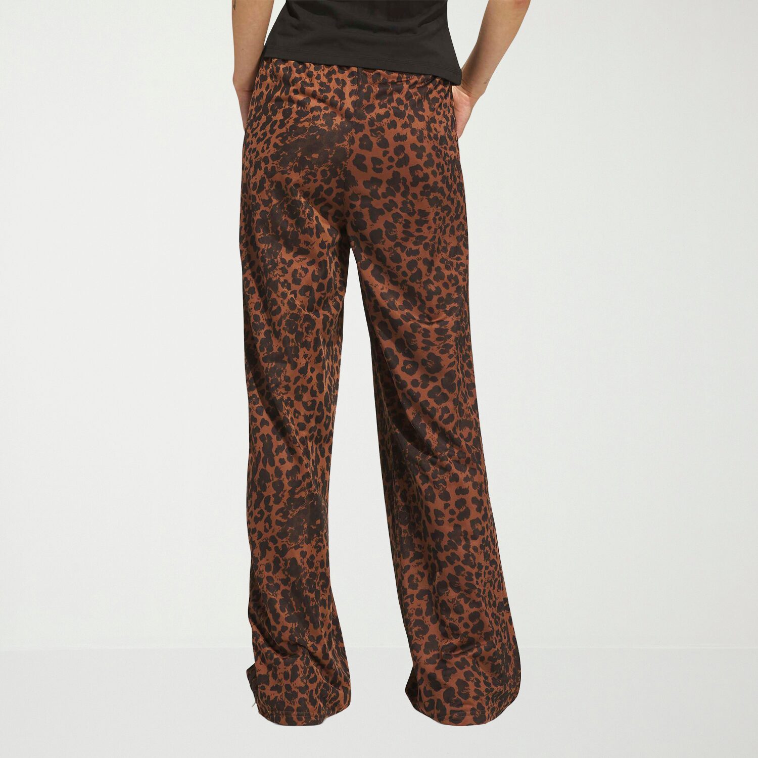 adidas Womens Wide Leg High Rise Regular Fit Track Pant