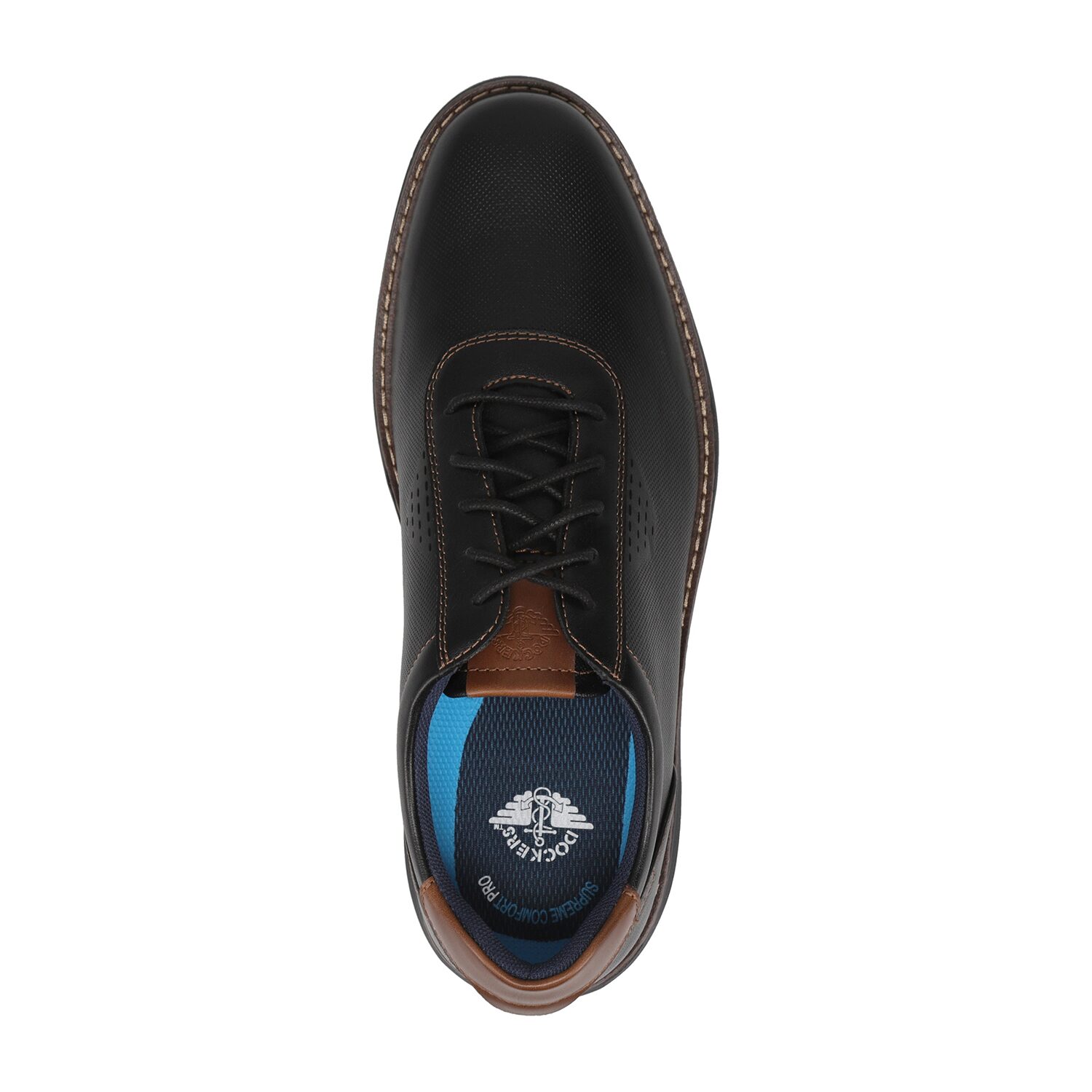 Dockers Marlon Mens Almond Closed Toe Oxford Shoes