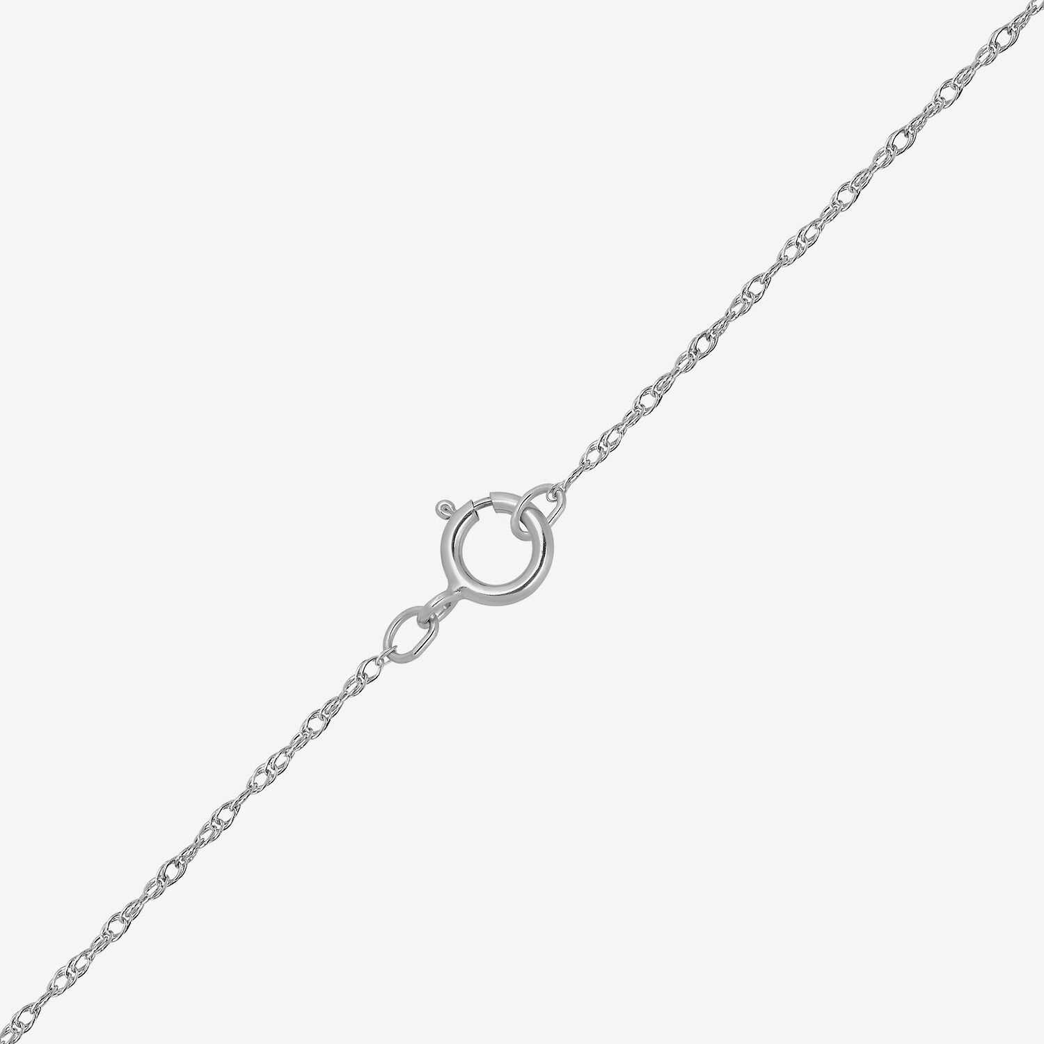 Limited Quantities! Womens 1/2 CT. Natural White Diamond Sterling Silver Heart 18 Inch Pendant Necklace