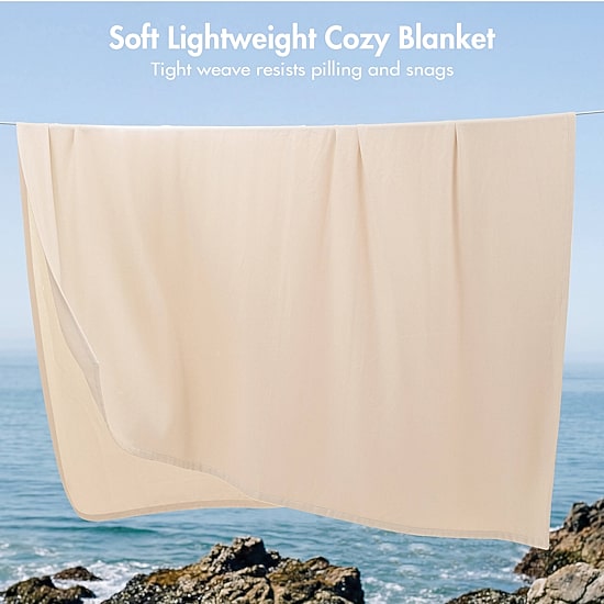 Madison Park Egyptian Cotton Micro Herringbone Blanket