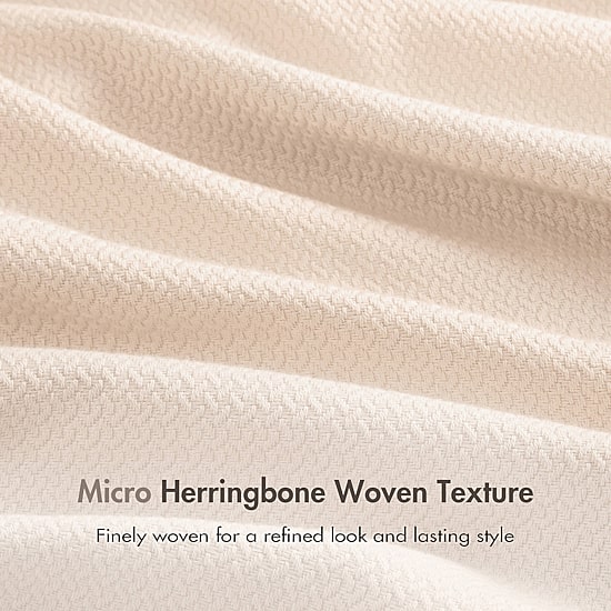 Madison Park Egyptian Cotton Micro Herringbone Blanket