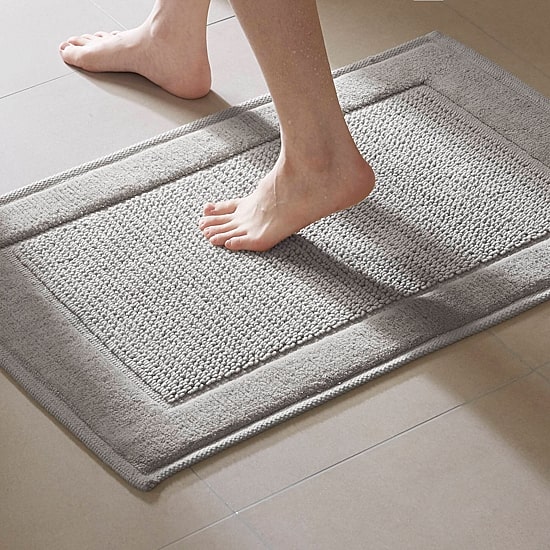 Madison Park Sanctuary Cotton Woven Bath Rug