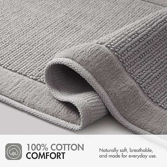 Madison Park Sanctuary Cotton Woven Bath Rug
