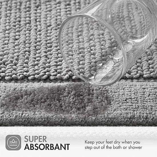 Madison Park Sanctuary Cotton Woven Bath Rug
