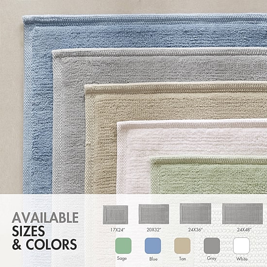 Madison Park Sanctuary Cotton Woven Bath Rug