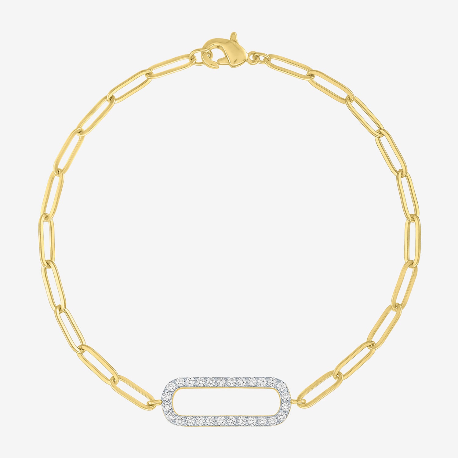 Yes, Please! Womens Lab Created White Sapphire 14K Gold Over Brass 2-pc. Jewelry Set