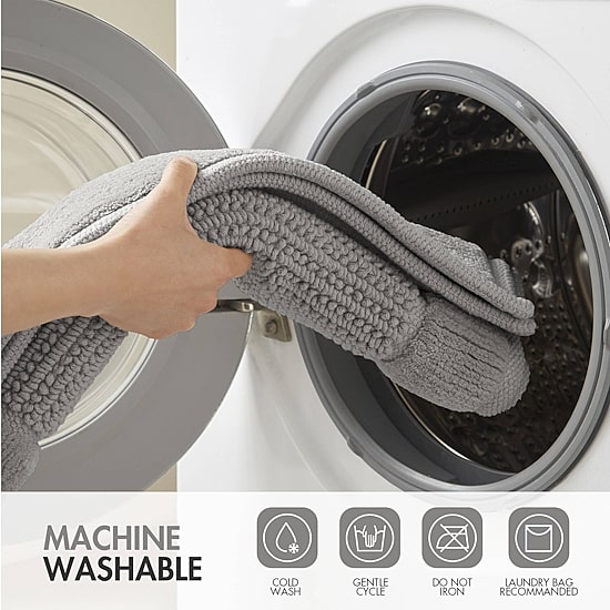 Madison Park Sanctuary Cotton Woven Bath Rug