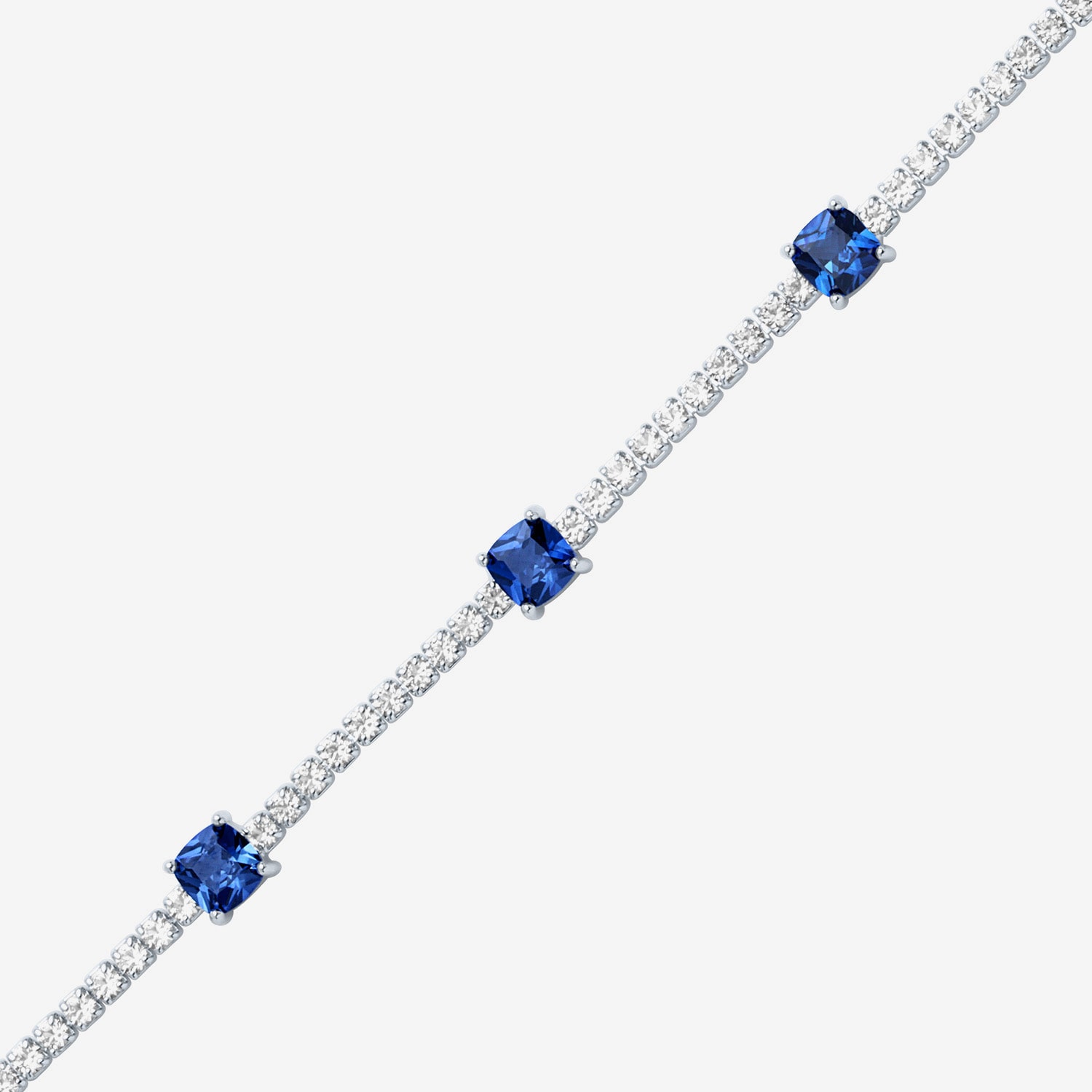 Yes, Please! Womens Pure Silver Over Brass 7.5 Inch Solid Chain Bracelet