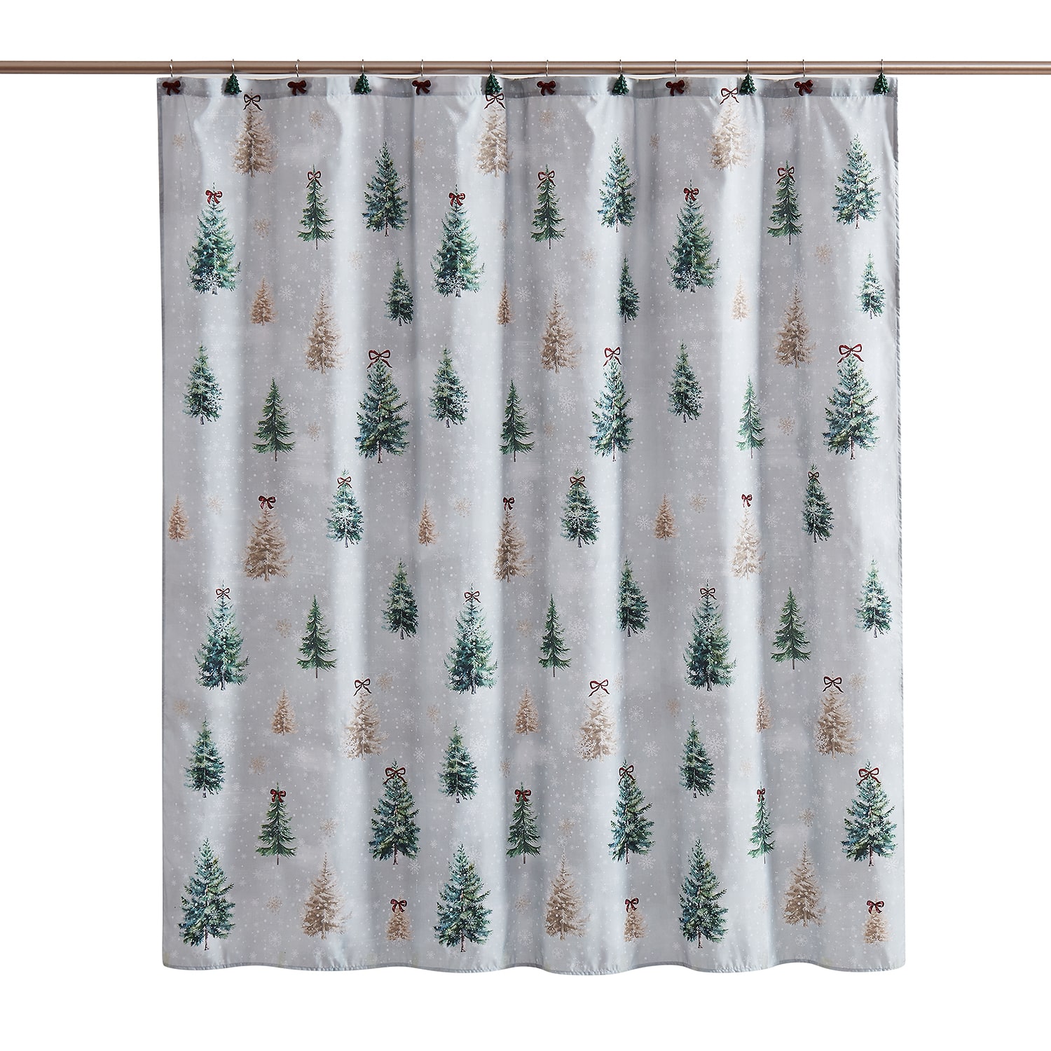Avanti Snowy Pines Shower Curtain