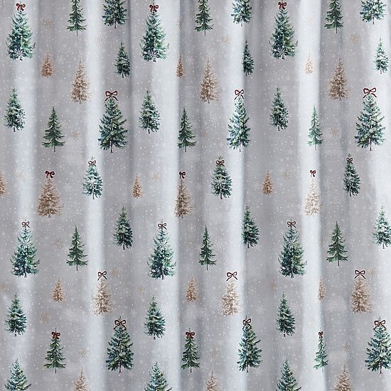 Avanti Snowy Pines Shower Curtain