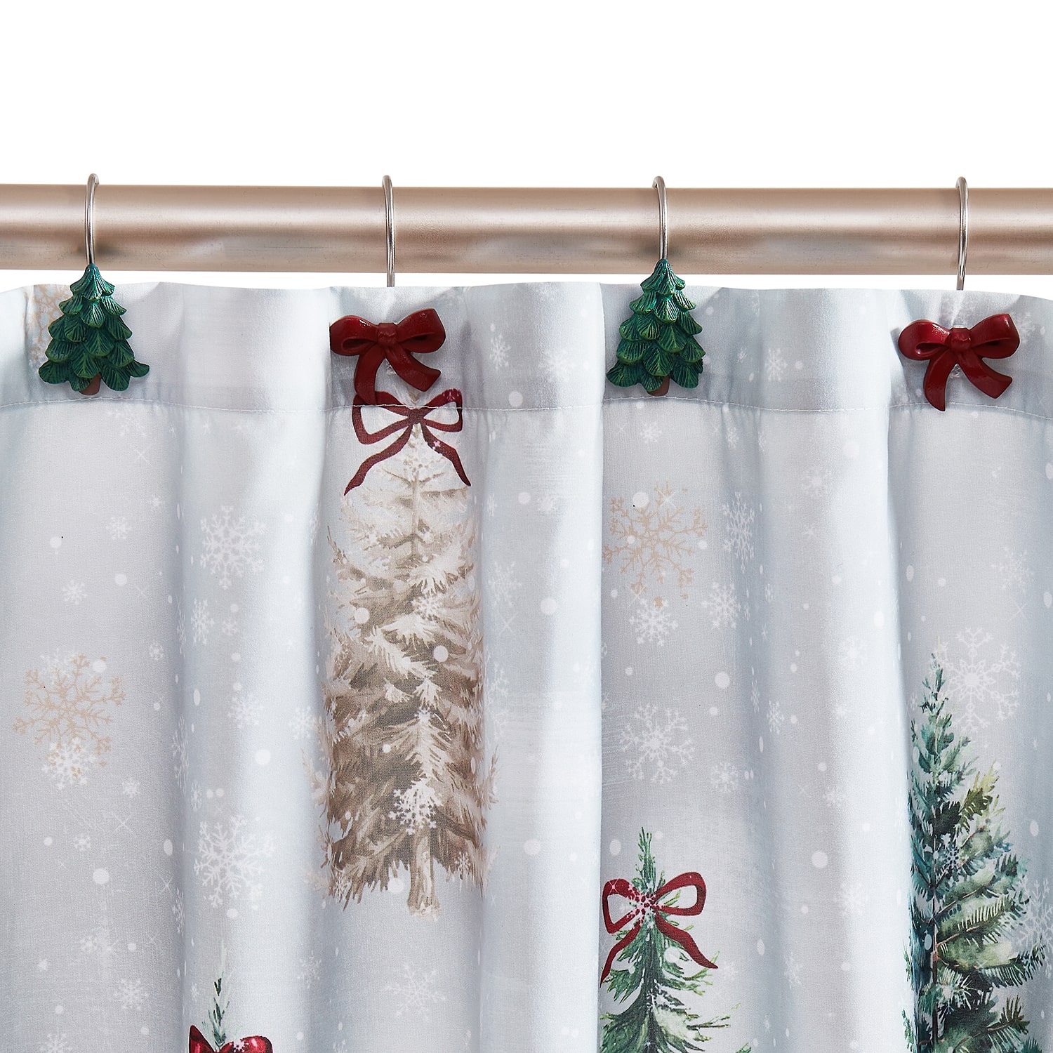 Avanti Snowy Pines Shower Curtain