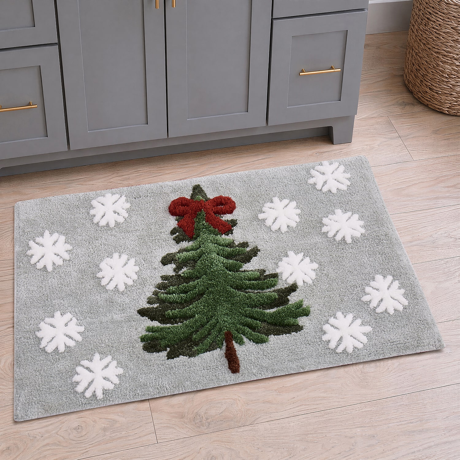 Avanti Snowy Pines Bath Rug