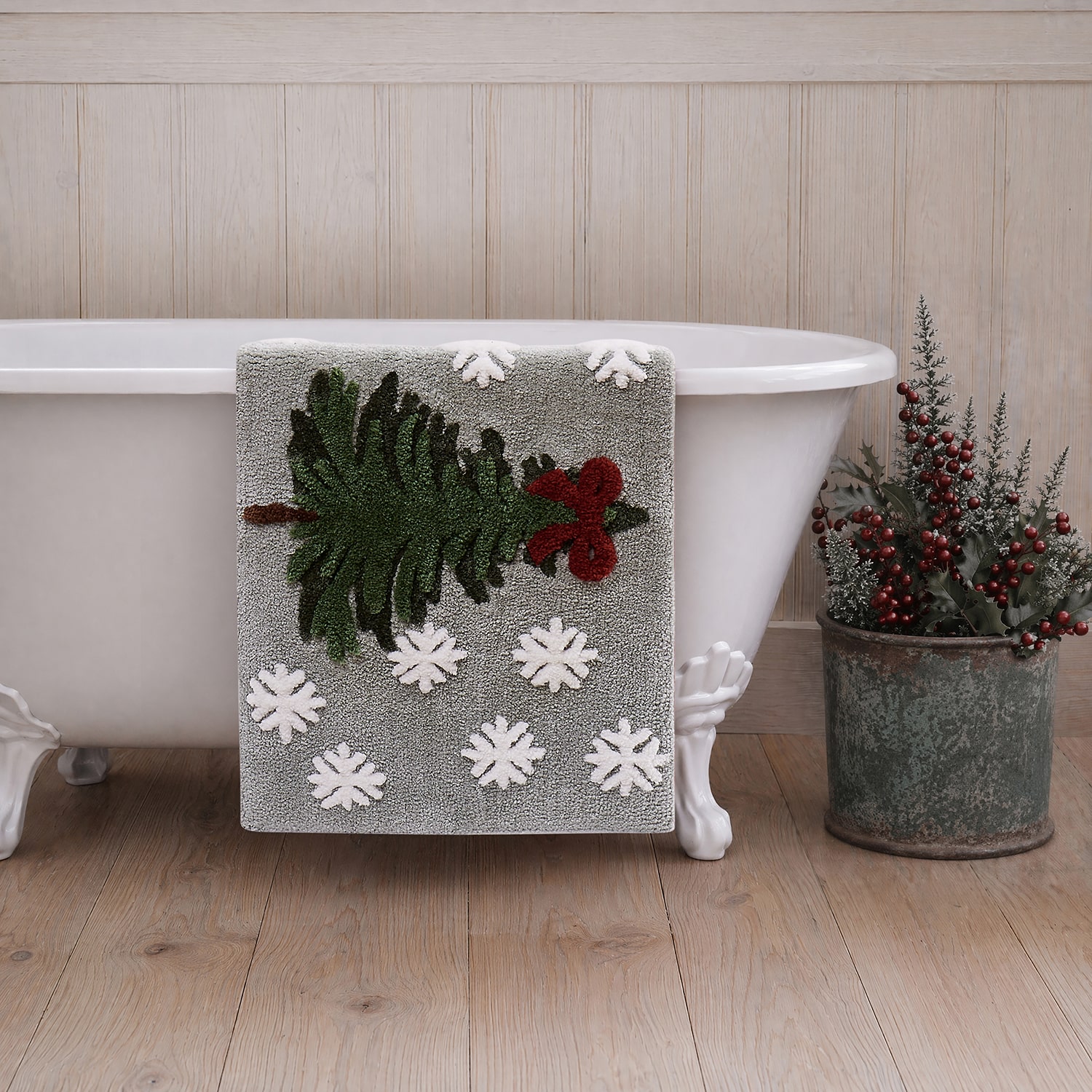 Avanti Snowy Pines Bath Rug