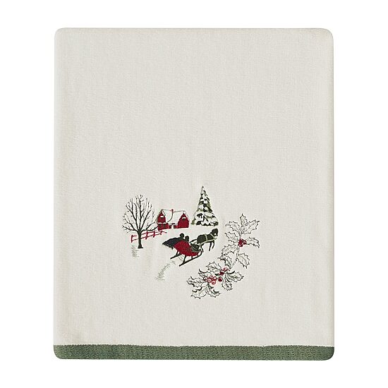 Avanti Yuletide Bath Towel