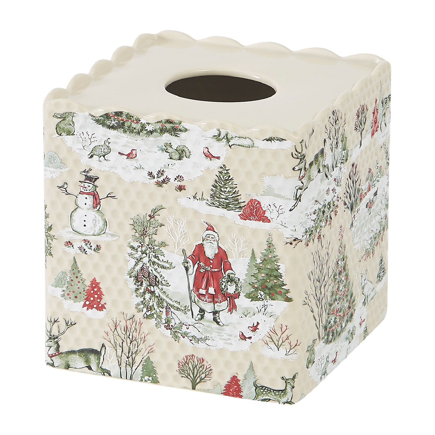 Avanti Yuletide Tissue Box Cover