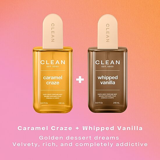 CLEAN Caramel Craze Hair&Body Perfume Mist, 8.0oz